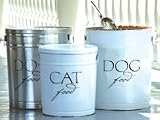 Harry Barker Dog Food Storage Canister - Large/Silver