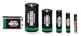 Energizer Alkaline Battery, 9V, Industrial