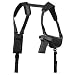 Color Black Size 15 Uncle Mike's Sidekick Professional PRO Pak Horizontal Shoulder Holster