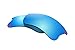 BVANQ Polarized Lens Replacement for Oakley Flak Jacket XLJ Sunglasses Ice Blue Coated