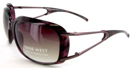 Women’s Nine West UV Lens Sunglasses Metallic Tortoise