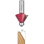 Freud 40-206 30-Degree Chamfer Router Bit with 1/2-Inch Shank