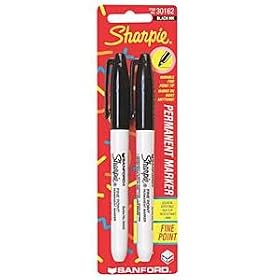 Sharpie Fine Point Marker - 2 Ct. Black