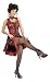 Red Cancan Sexy Womens Costume Adult Halloween Outfit ? Medium, Dress Size 8-10 MED
