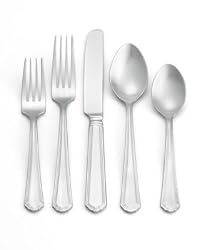 Martha Stewart Collection "Magnolia" 20-Piece Flatware Set, Service for 4