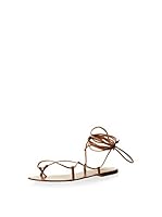 Hakei Sandalias planas Alicia (Oro)