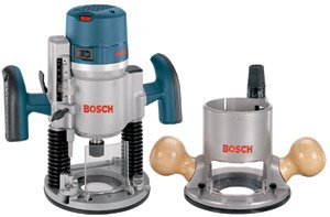Factory-Reconditioned Bosch 1617EVSPK-RT 12 Amp 2-1/4 HP Plunge and Fixed Base Variable Speed Router Kit with 1/4-Inch and 1/2-Inch Collets