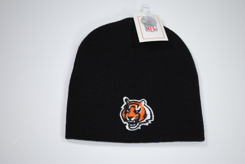 Cincinnati Bengals Black Knit Beanie Cap Winter Hat