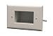 2 PACK! New EZ Install Bulk Cable Pass Through Wall Plate NO Work Box Required! EZ Tabs!