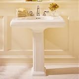 AMERICAN STD 30X20 Heritage PED LAV 8 WHITE