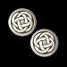 Metal Button 3/4'' Celtic Knot Antique Silver By The Each