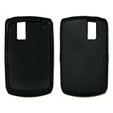 Black Soft Silicone Gel Skin Cover Case for Blackberry Curve 8300 / 8310 /  ....