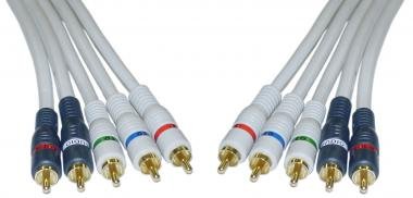 12 FT Component Video Audio 5-RCA Gold Cable 12ft HDTV