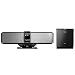 Philips DC912/37 Shelf Bar 100-Watt Audio System with Wireless Subwoofer for iPod (Black/Silver)