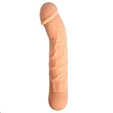 Power Curve 10 Function Realistic Silicone Vibrator 6.5 Inch Flesh Pink