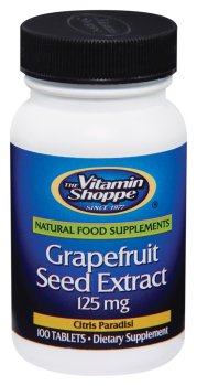 Vitamin Shoppe Grapefruit Seed Extract, 125 mg, 100 tablets picture 31Y4SG9M1KL Vitamin Shoppe Grapefruit Seed Extract, 125 mg, 100 tablets