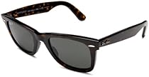 Hot Sale Ray-Ban RB2140 Original Wayfarer Sunglasses 50 mm,Tortoise frame/Crystal Green Polarized lens