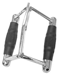 Cap Barbell Double D Handle with Rubber Grips