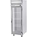 Beverage Air HRS1W-1G 1-Section Glass Door Reach-In Refrigerator - 34 Cu. Ft., Stainless Front &
