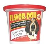 Flavor-Doh Healthy Flavored Pill Delivery Treat for Dogs (8-oz tub (200-gm) - liver flavor - 3-pack)