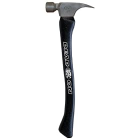 Dead On DO21C 21oz Milled Face 19-Inch Curved Hickory Handle Hammer