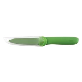 Oxo Good Grips 4-Inch Non-stick Paring Knife with Blade Cover, Green