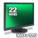 Planar PL2210MW 22-Inch Digital/Analog LCD Monitor with Speakers (Black)
