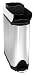 simplehuman 38L Butterfly Recycler Pedal Bin - Brushed Steel
