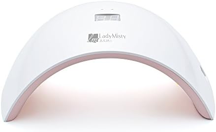 24W Professional UV LED Lamp Nail Dryer Double Light Lamp Machine for Curing Nail Gel Polish Nail Art Tool (24w Pink)