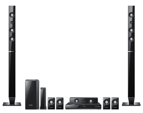 Samsung HT-C6730 W 7.1 Blu-Ray Heimkinosystem (Full-HD, DivX, 1330 Watt) perlschwarz