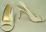 Colin Stuart Snakeskin Slingback Heels