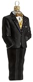 Ornaments To Remember Tuxedo Hand-Blown Glass Ornament