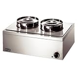 Lincat LRB2W Lynx 400 Bains Marie w/ 2 Stainless Steel Round Pot
