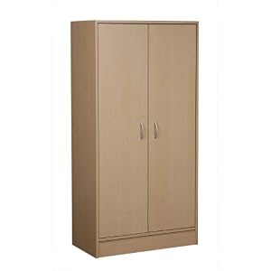 2 Door Storage Cabinet  Oak