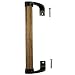 PULL HANDLE/FL MT LK BLK