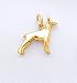 Doberman Pinscher Charm In 14kt Gold