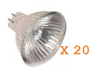 Detail for 20pcs 20W MR16 BAB Halogen Flood Light Bulbs 12V ... 20pcs 20W MR16 BAB Halogen Flood Light Bulbs 12V