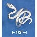 Plain Sr-2987 : Sterling Silver Hp Curled Snake Ring With Head Facing Down & Tail Poi...