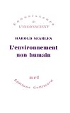 L'environnement non humain