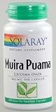 Solaray Muira Puama 300 mg(Ptychopetalum olacoides) (root) Supports a healthy reproductive system 100 Capsules