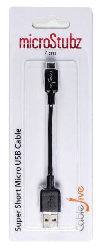CableJive microStubz: Extra short USB to micro USB Charge & Sync Cable