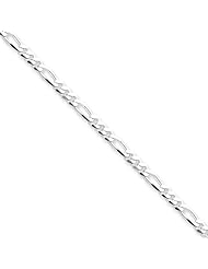 Sterling Silver 18in 4.00mm Figaro Necklace Chain. Metal Wt- 10.06g