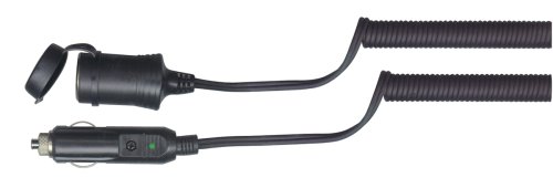 12V, Single Outlet Platinum Series Cigarette Lighter Adapter w/10' Coil Cord