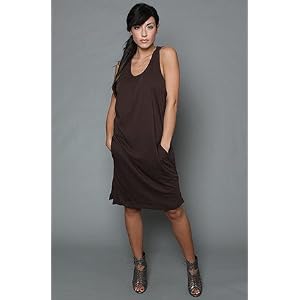 Buy Alternative Apparel The Bo Tank Dress in Raisin,Dresses for Women by Alternative