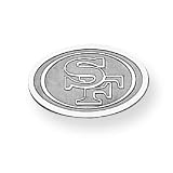 14K San Francisco 49Ers Oval Satin Sf Tie Tac
