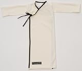 Cream/Brown Infant Kimono Wrap, 5-9 lbs.