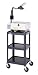 Da-Lite Assembled 32" High Projector Cart with 14" x 18" Shelf and 5" Casters