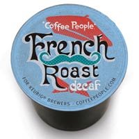 Coffee People Decaf French Roast K-Cups | 22 per box