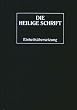 Bibelausgaben, Die Heilige Schrift, Einheits�bersetzung, Taschenausgabe