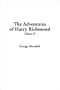 The Adventures of Harry Richmond, V2